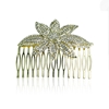 Clear - Gold Plated Hair Accessories