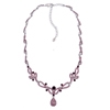 L'Amour Necklace - Purple (Silver Plated)