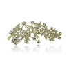 Leana Brooch - Clear (Gold Plated)