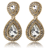 Arabella Earrings - Clear (Gold Plated)