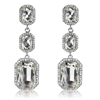 Annabelle Earrings - Clear (Silver Plated)