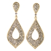 Renee Earrings - Clear (Gold Plated)