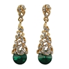 Sarina Earrings - Emerald