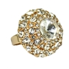 Miah Ring - Clear (Gold Plated)